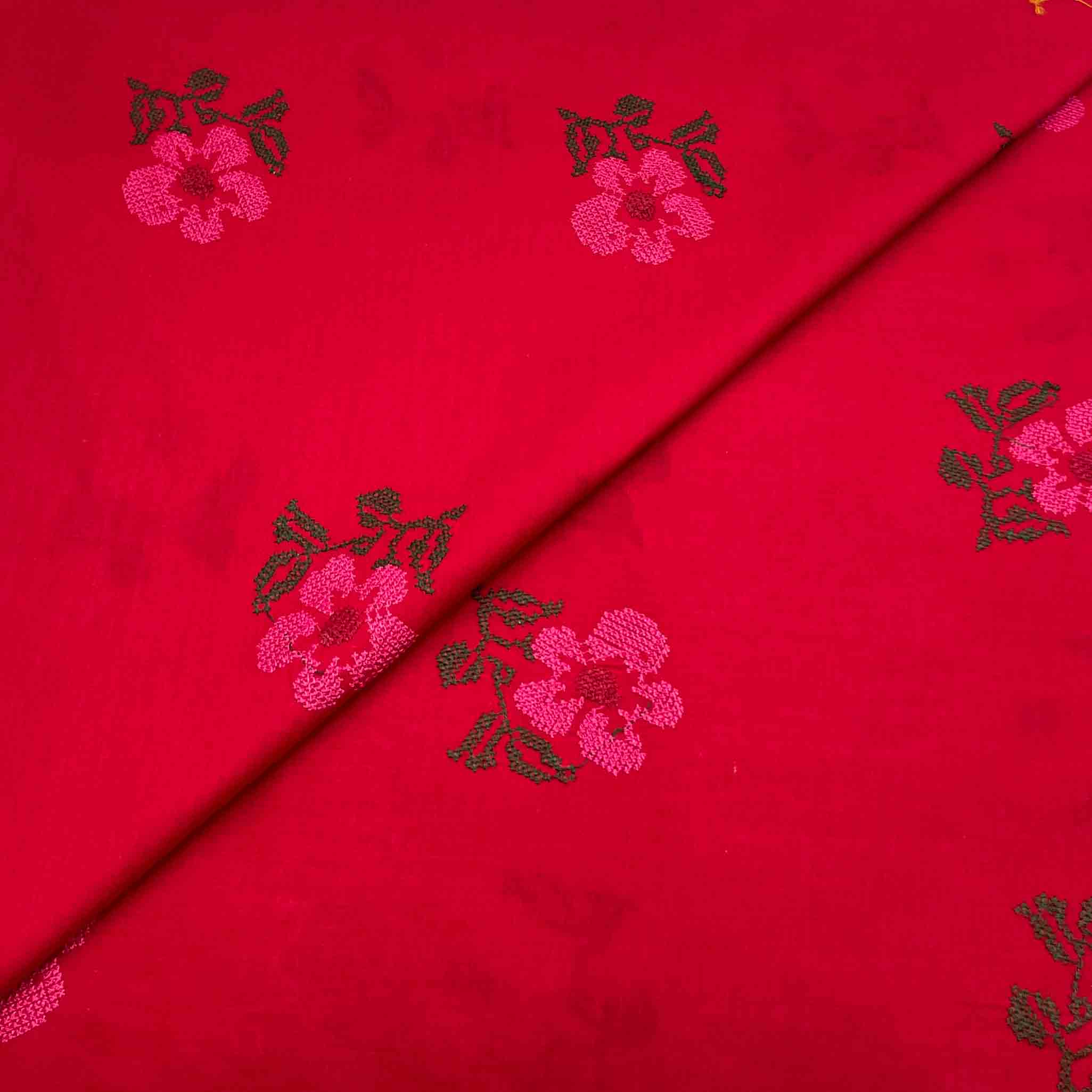 emb zari Lawn Print-40 Lawn Embroidery D26D3322 - Image 1
