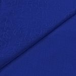 Floral Linen Royal Blue
