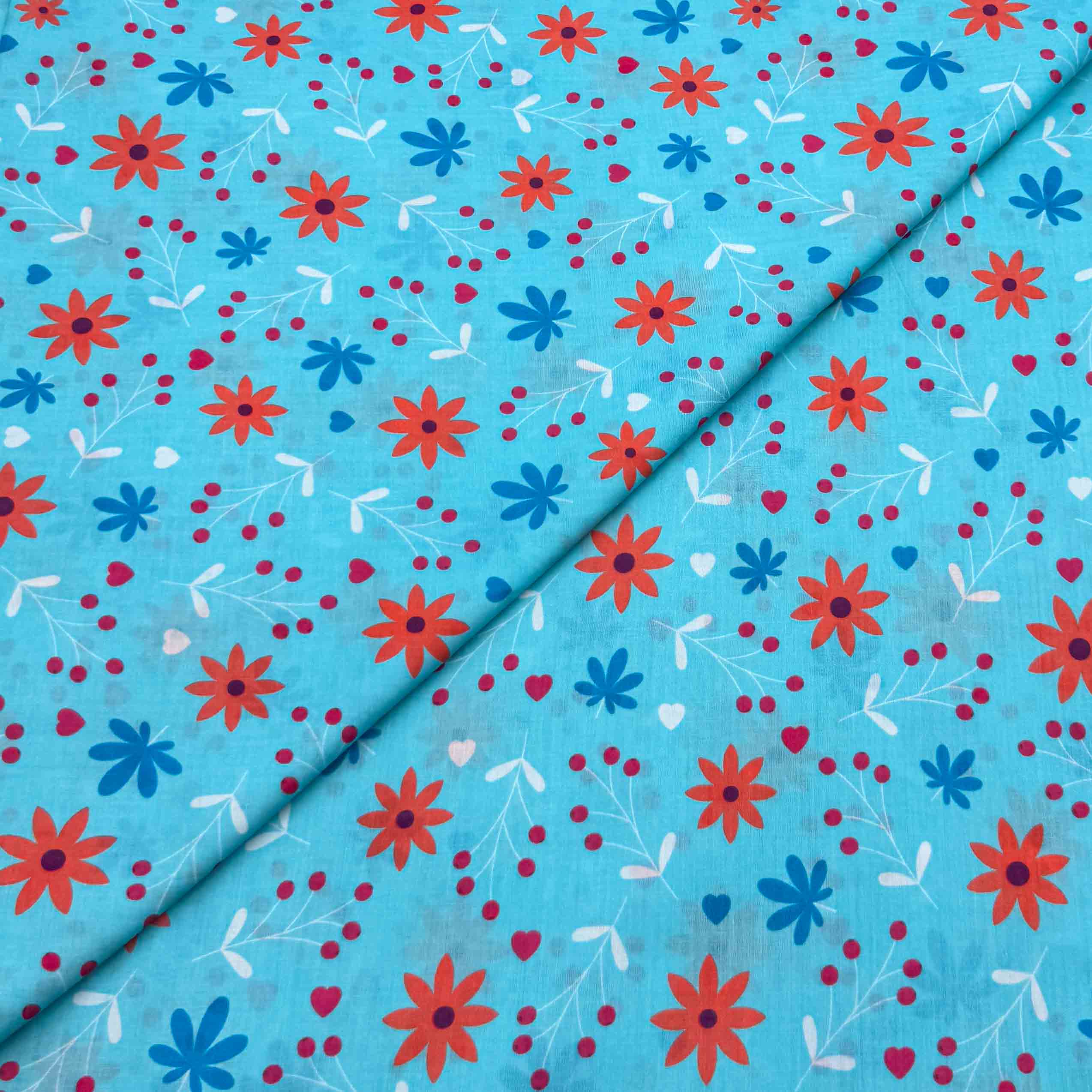 lawn prints new batch-088 Lawn Digital Print D26D1525 - Image 1
