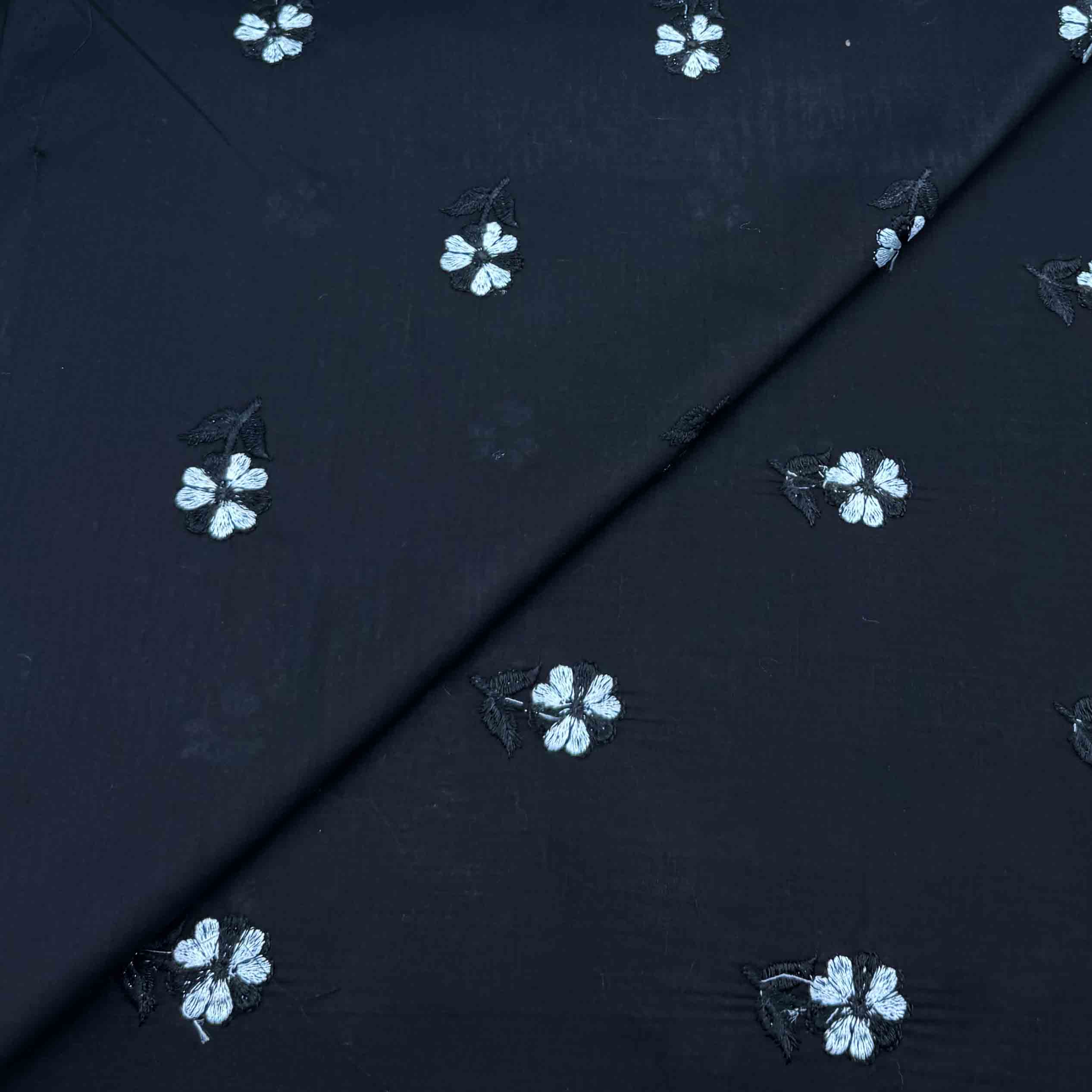 monochrome embroidery-13 Lawn Embroidery D26D3397 - Image 1