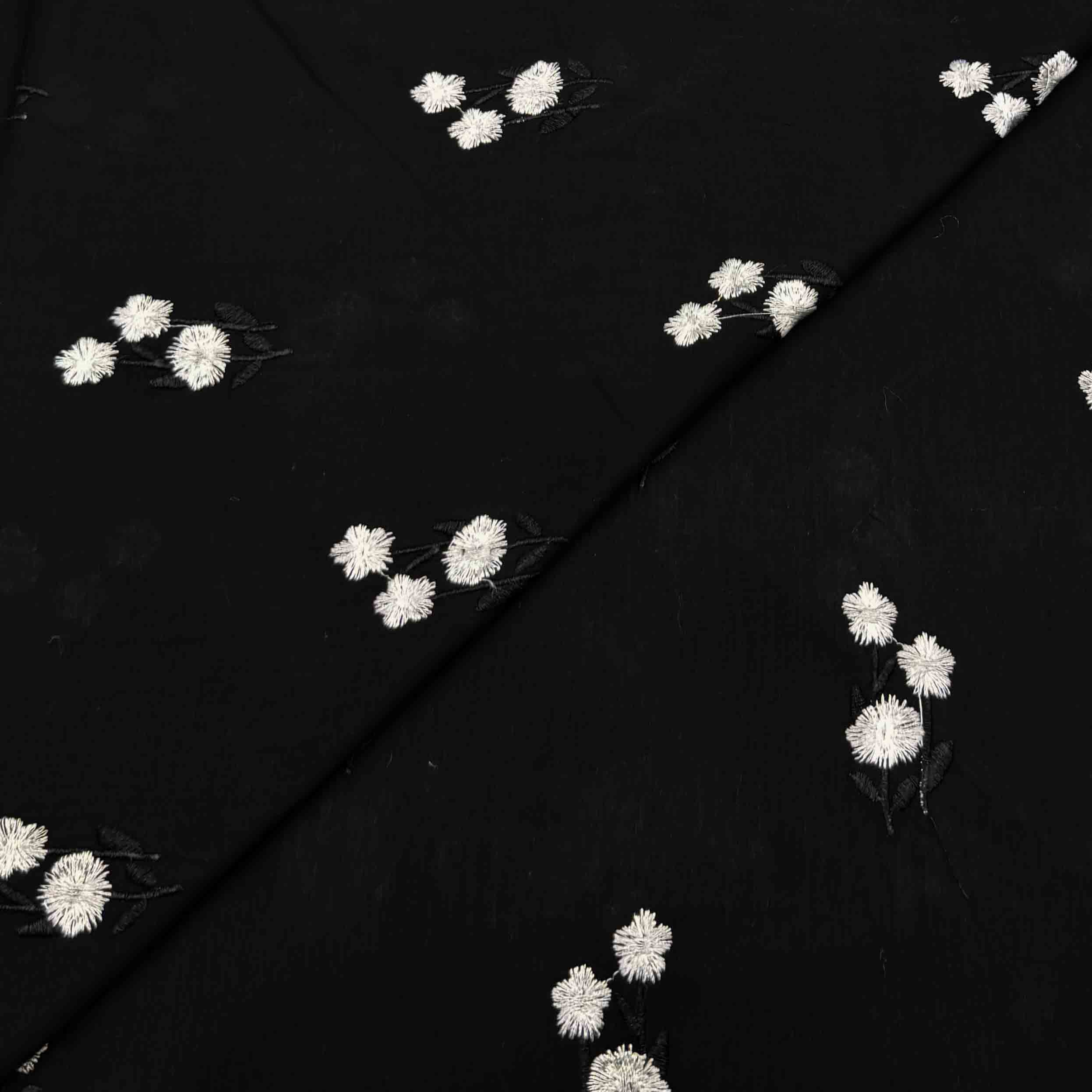 monochrome embroidery-18 Lawn Embroidery D26D3403 - Image 1