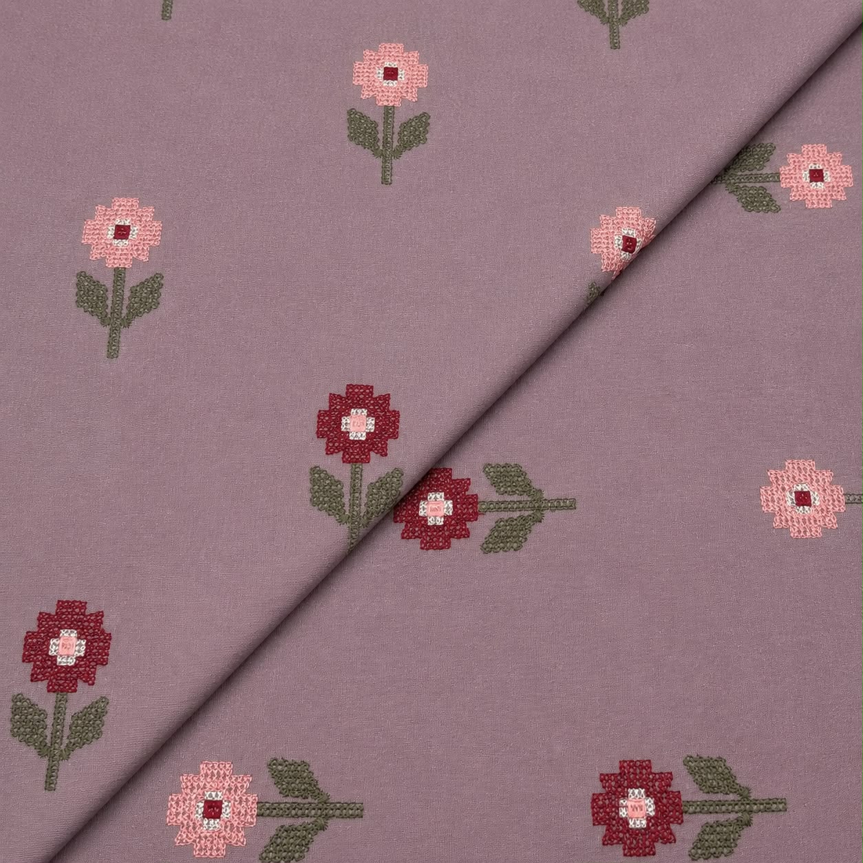 Silk Karandi Embroidery 2 Silk Karandi Embroidery D27D111 - Image 1