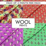 Wool Print Cut Piece Bundle