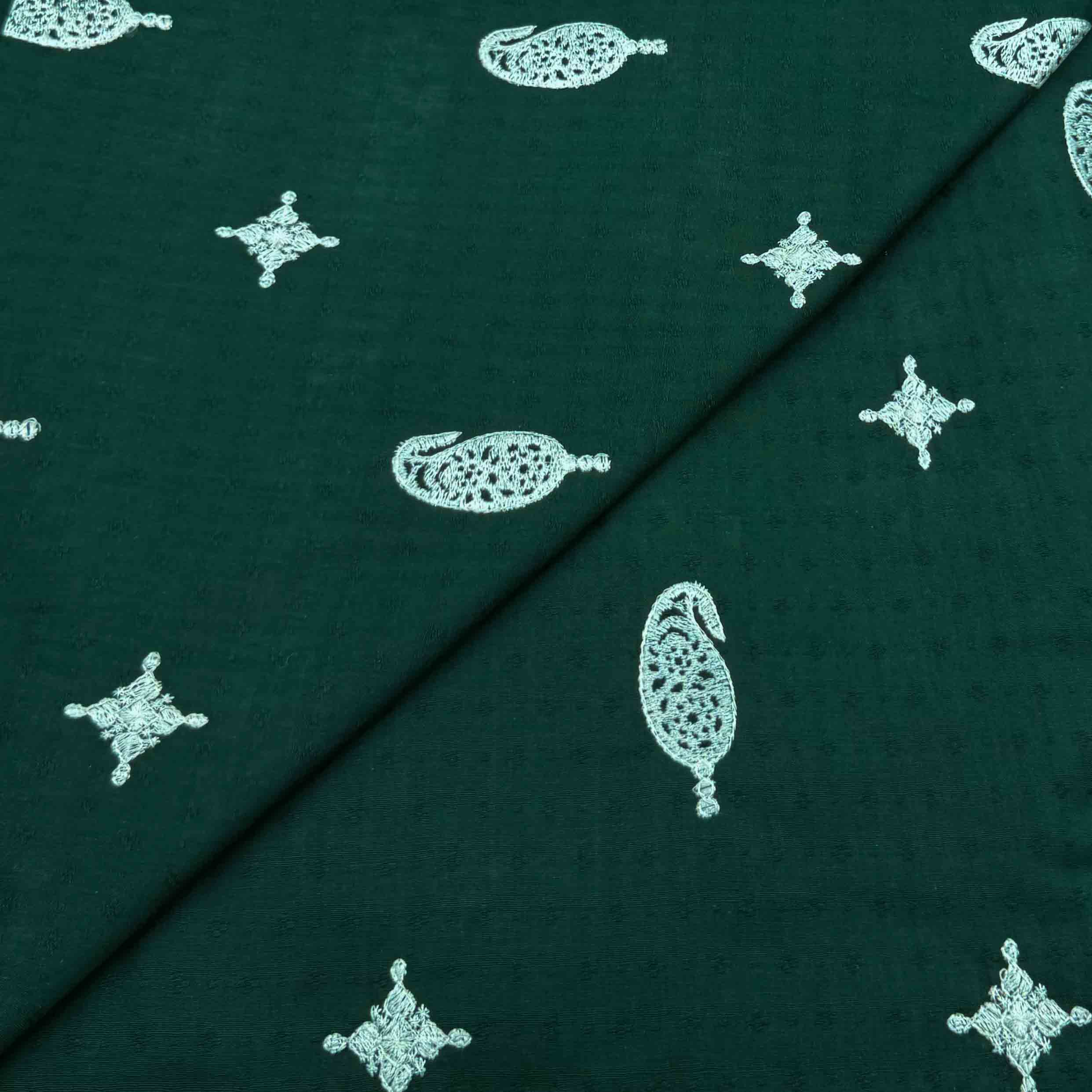 cambric embroidery new-11 Cambric Cotton Wider Embroidery D26D231 - Image 1