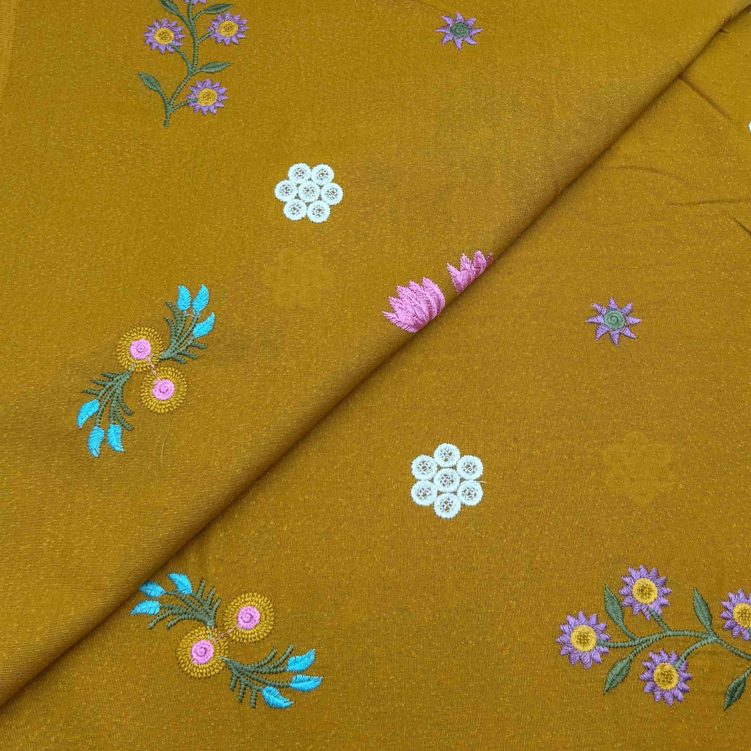 karandi new embroidery-14 Silk Karandi Embroidery D27D153 - Image 1