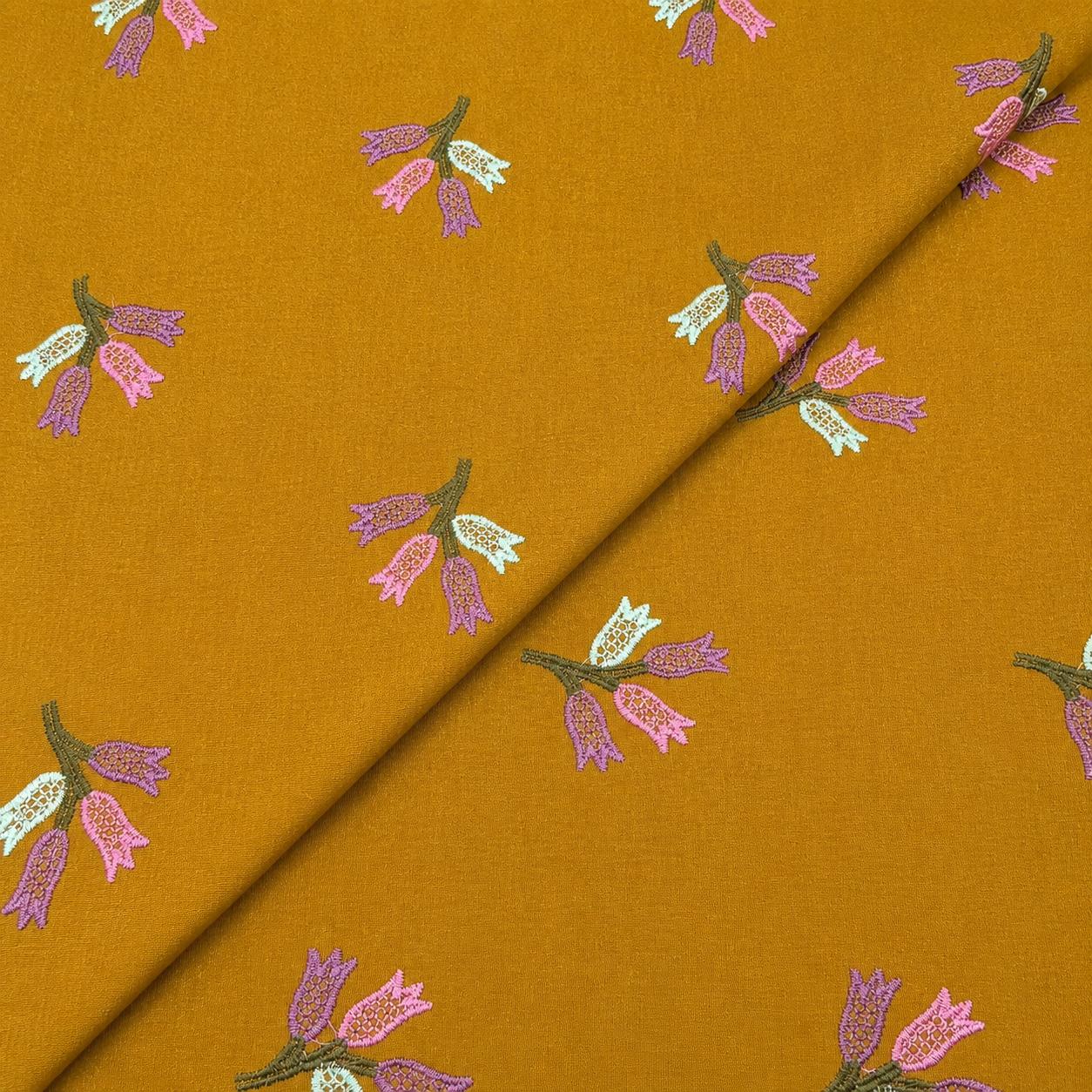 new emb 6 Silk Karandi Embroidery D27D125 - Image 1