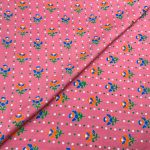 Viscose Discharge Print D26D03 - Pink Rose Buti