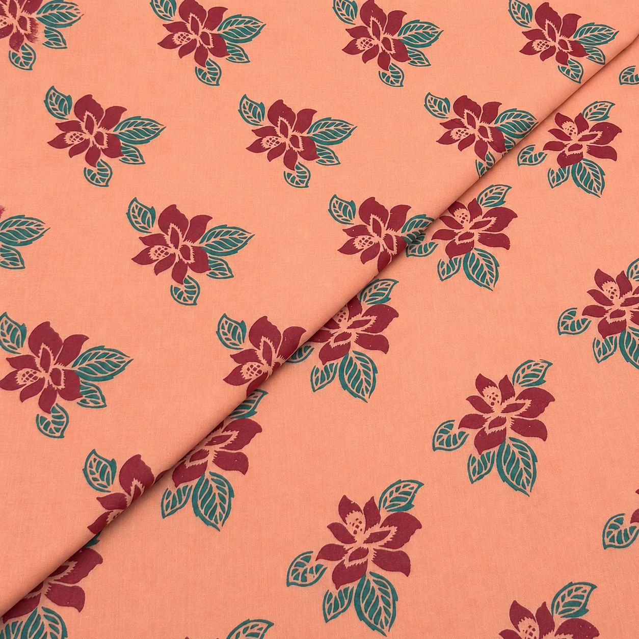 Cambric Prints New14 Cambric Cotton Block Print D26D188 - Image 1