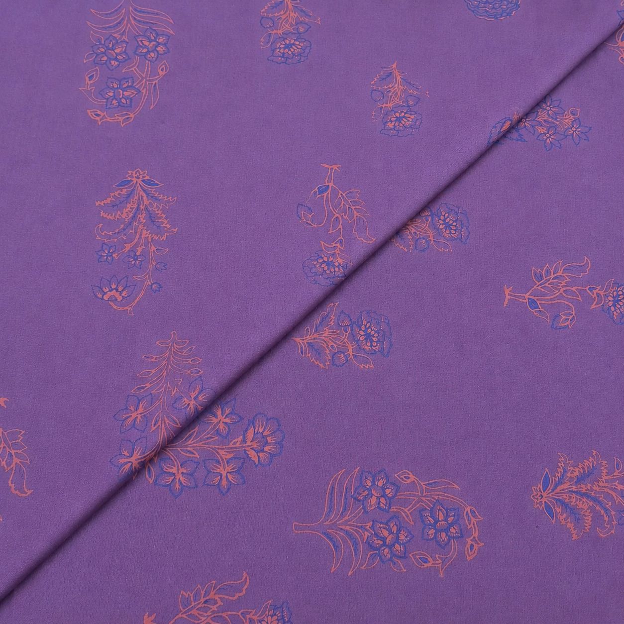 Cambric Prints New5 Cambric Cotton Block Print D26D179 - Image 1