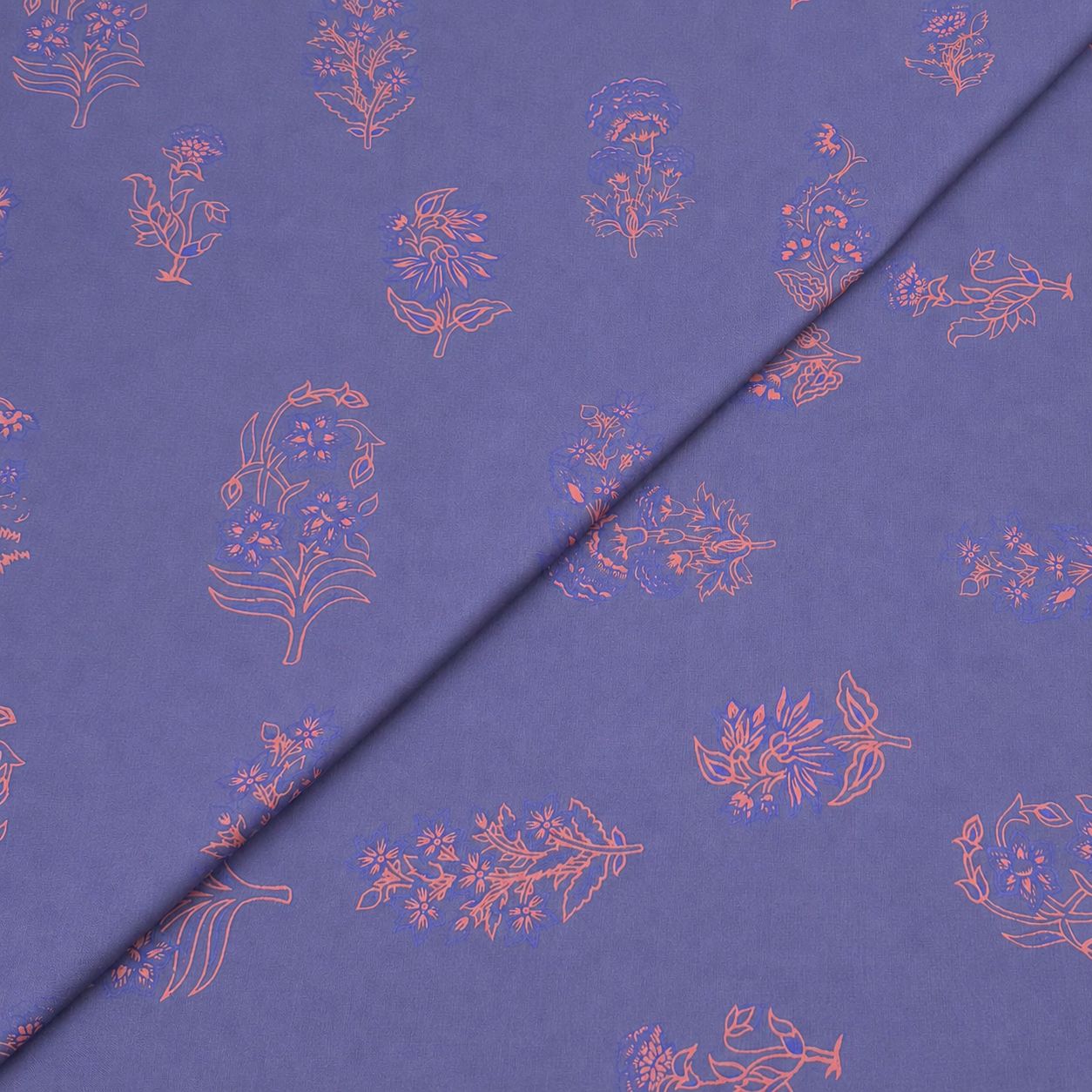 Cambric Prints New6 Cambric Cotton Block Print D26D180 - Image 1