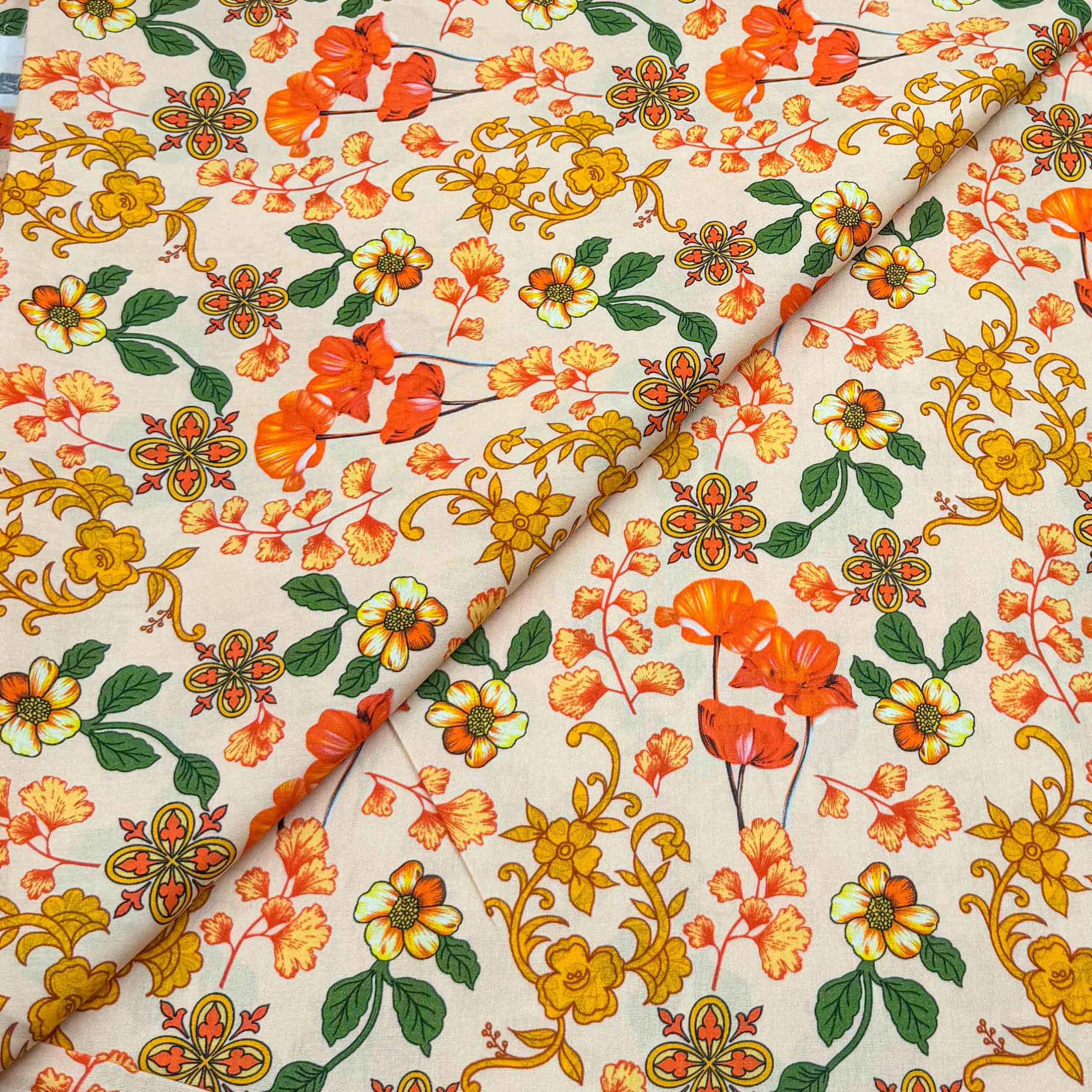 Linen Prints vol 2 D-23 Premium Linen Digital Print D27D222 - Image 1
