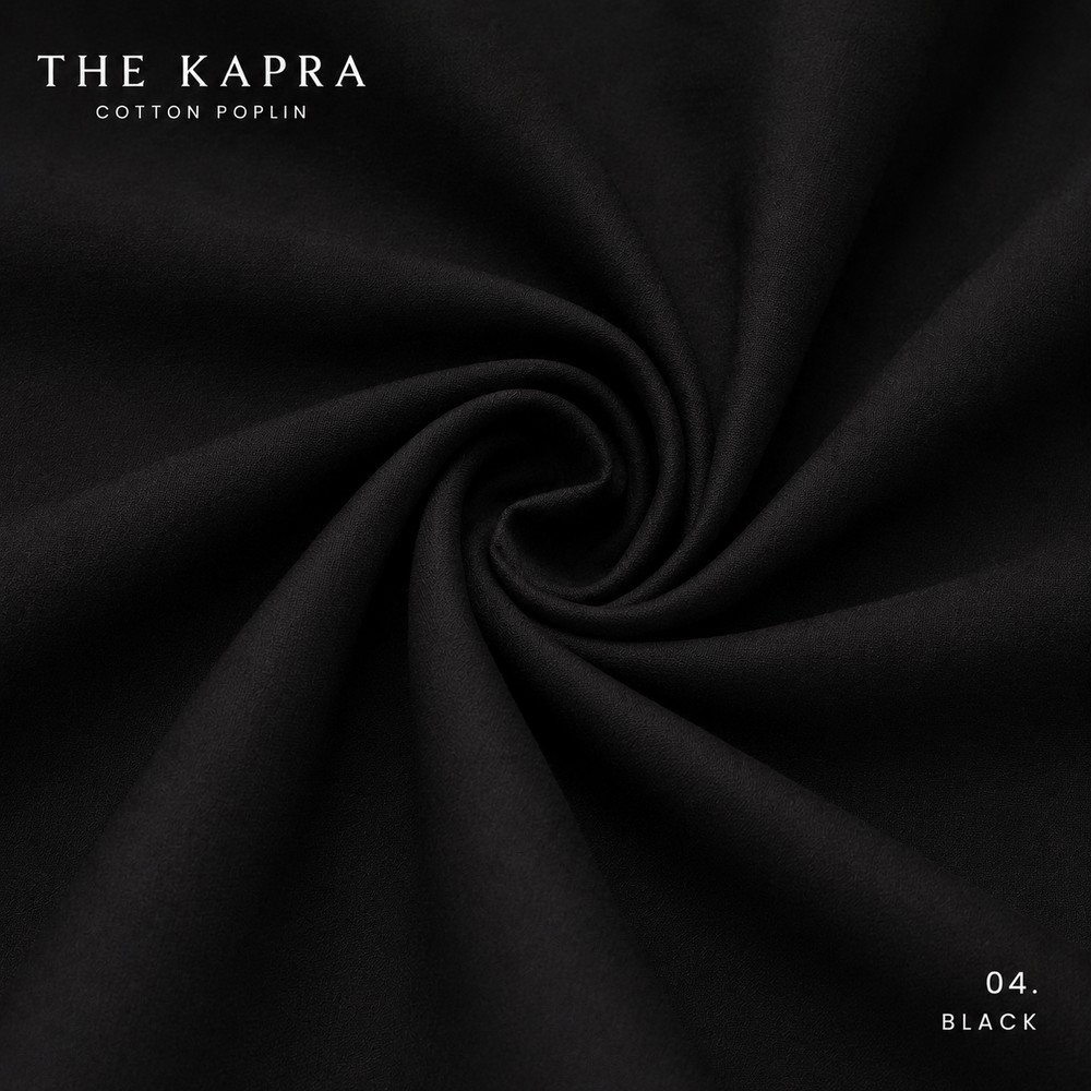 cotton-poplin-black Cotton Poplin Black - Image 1