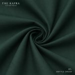 Cotton Poplin Bottle Green