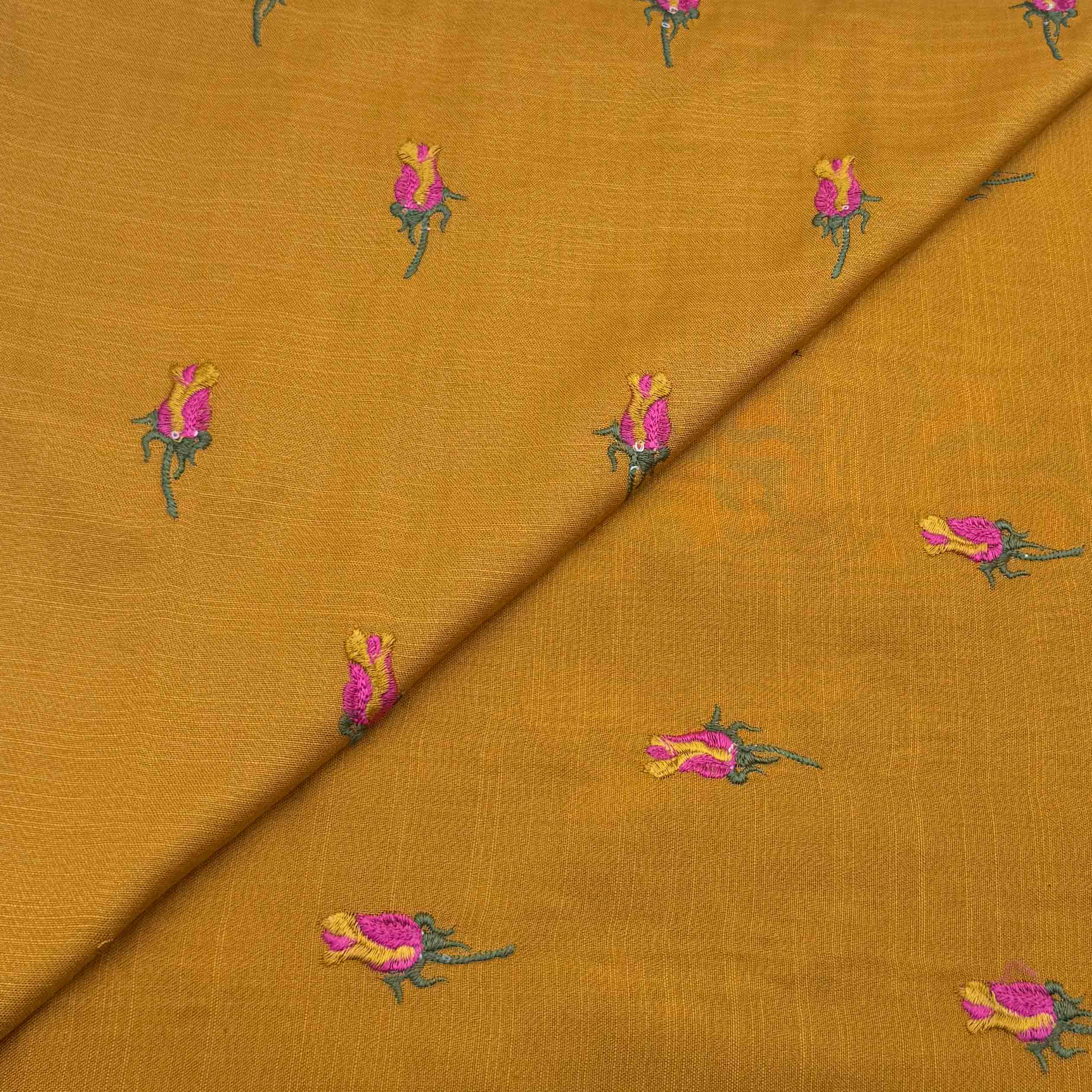 intermix new-41 Slub Linen Embroidery - Image 1