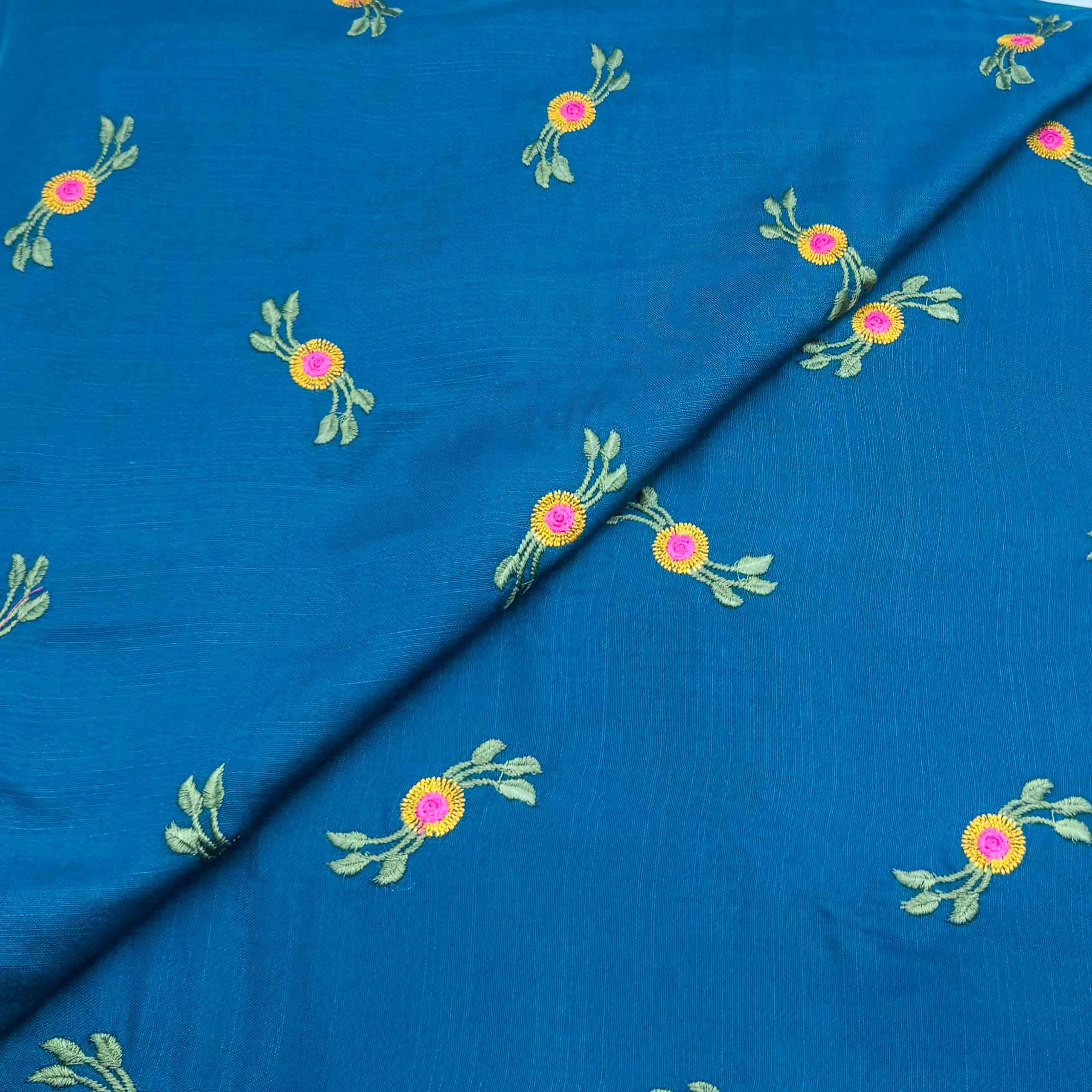 intermix new-45 Slub Linen Embroidery - Image 1