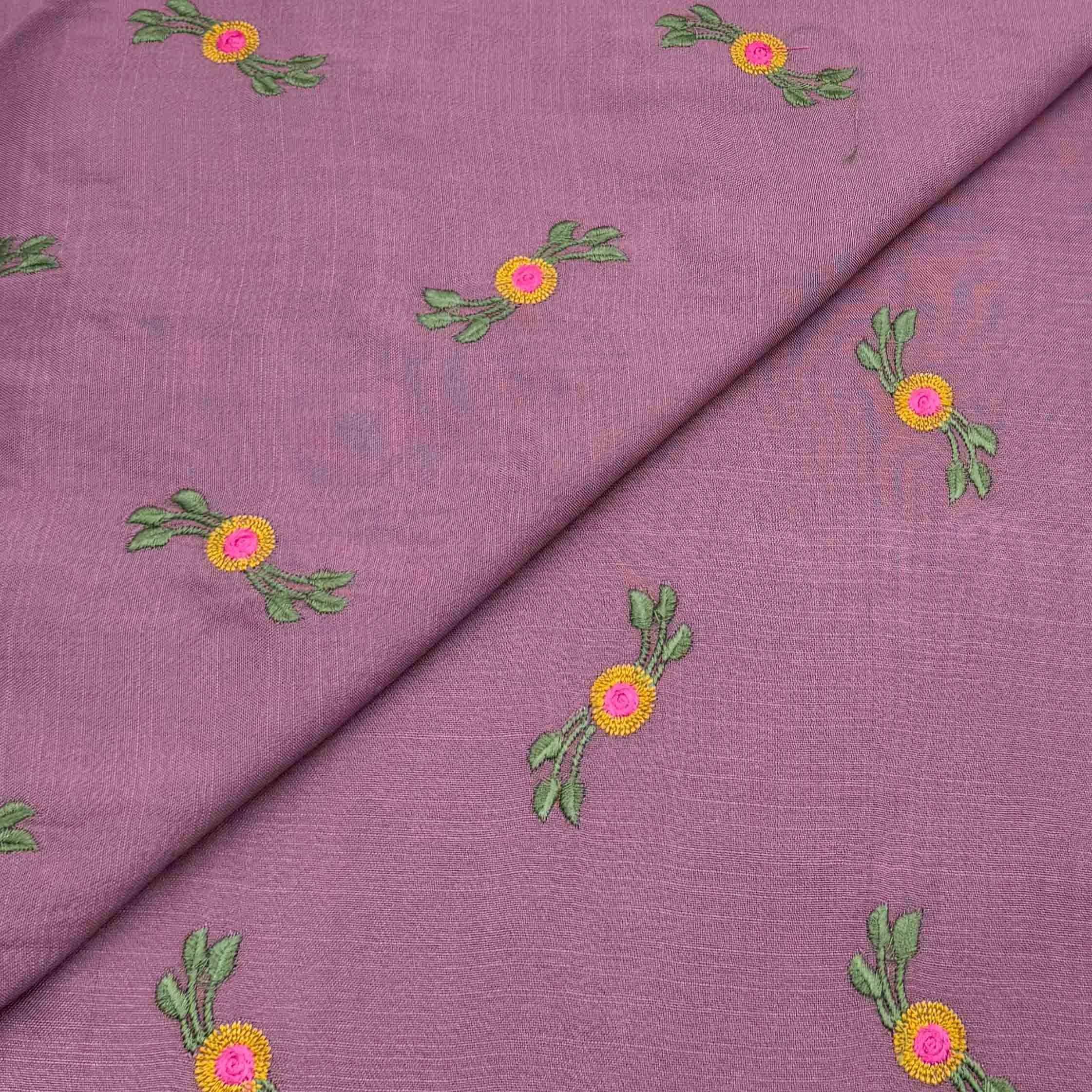 intermix new-46 Slub Linen Embroidery - Image 1