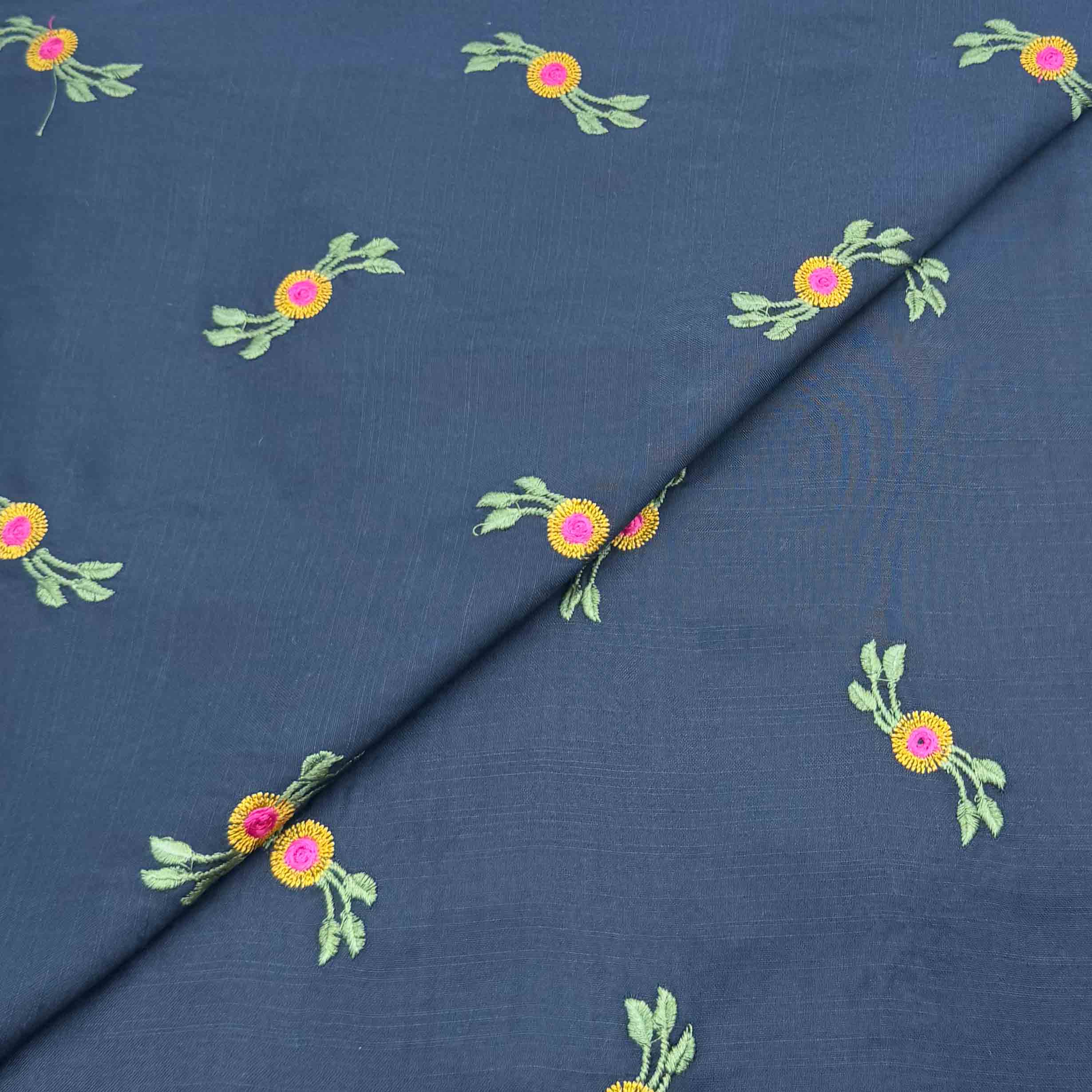 intermix new-49 Slub Linen Embroidery - Image 1