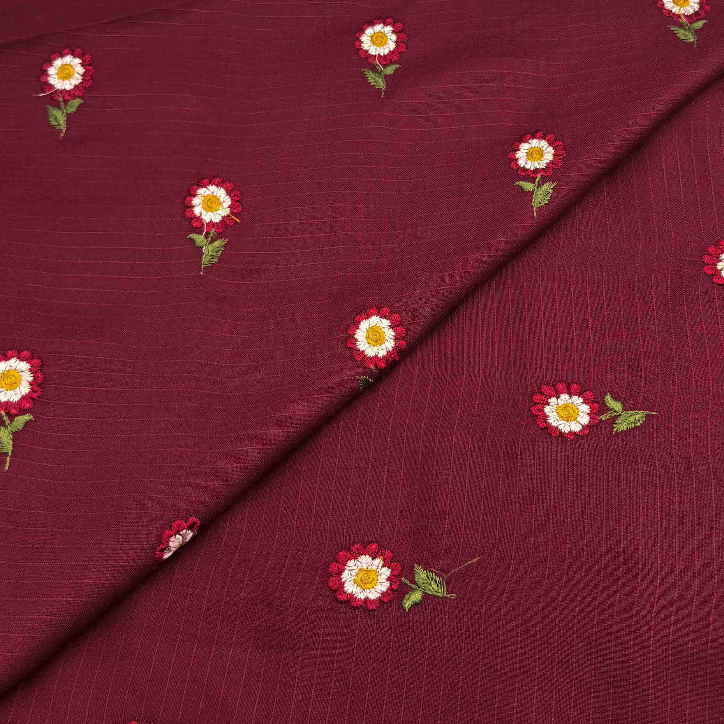 intermix new-53 Slub Linen Embroidery - Image 1