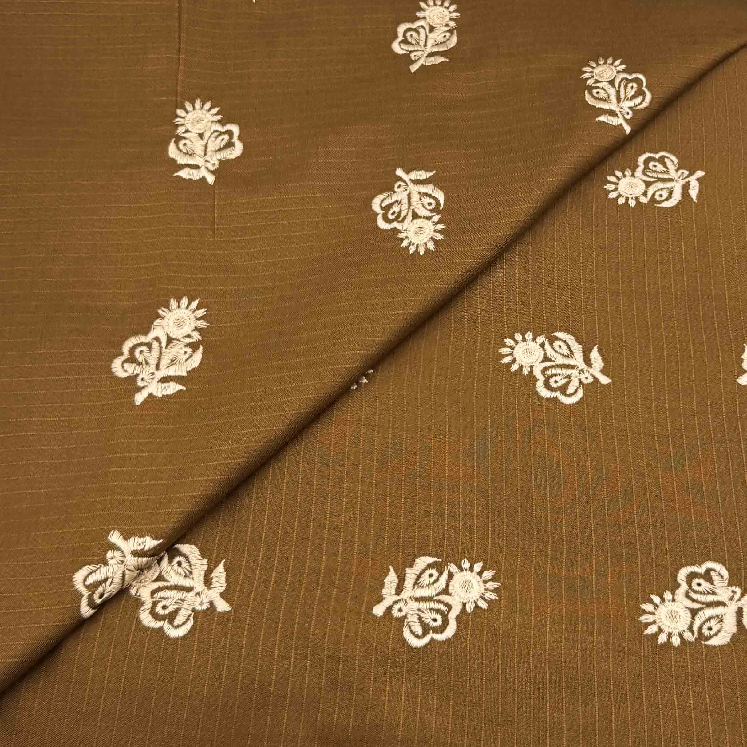 new products-29 Slub Linen Embroidery D27D133 - Image 1