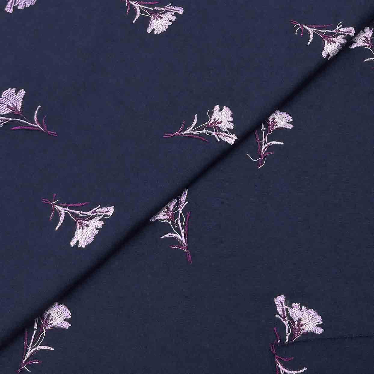 new products emb-10 Silk Karandi Embroidery D25D110 - Image 1