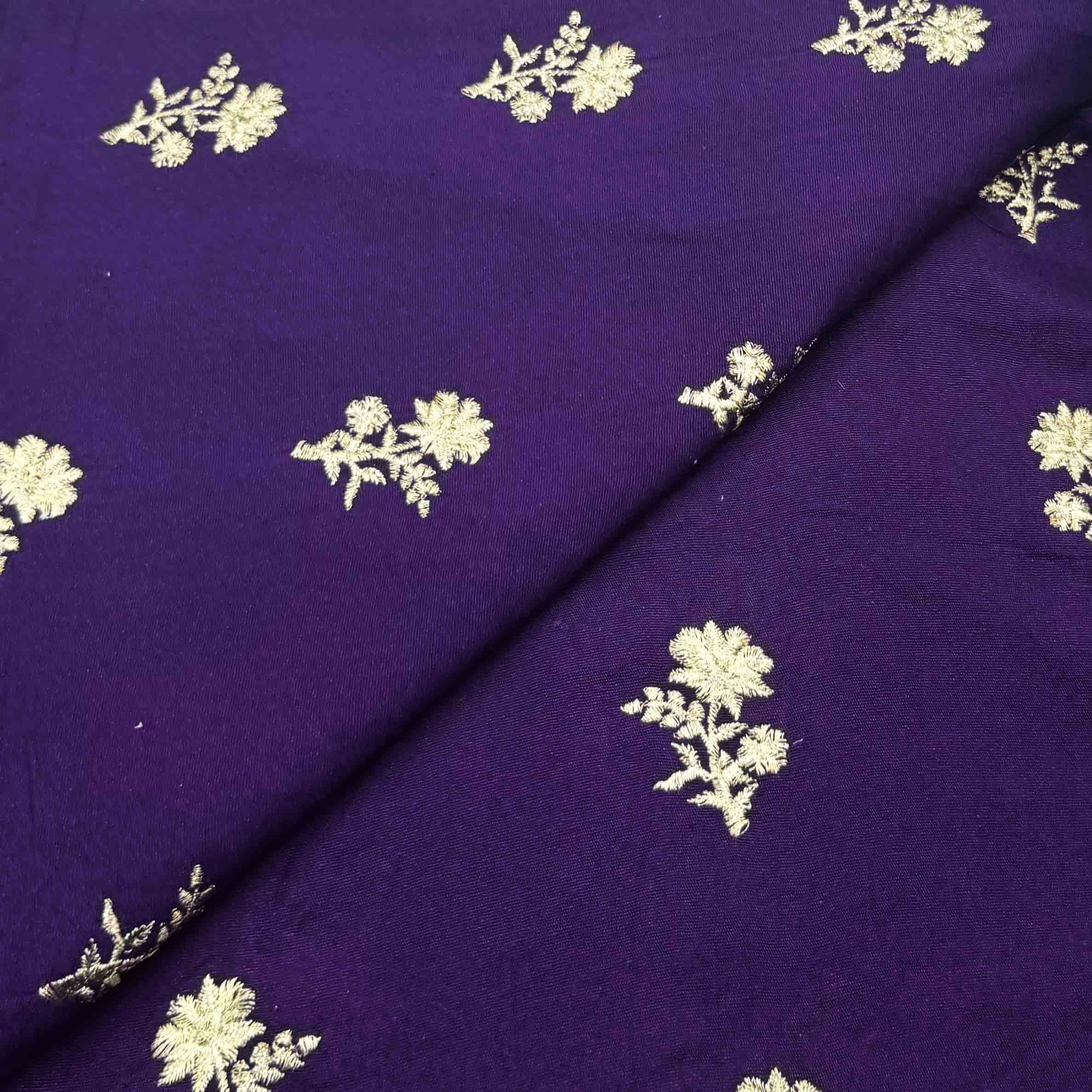 new products emb-18 Silk Karandi Embroidery D25D114 - Image 1