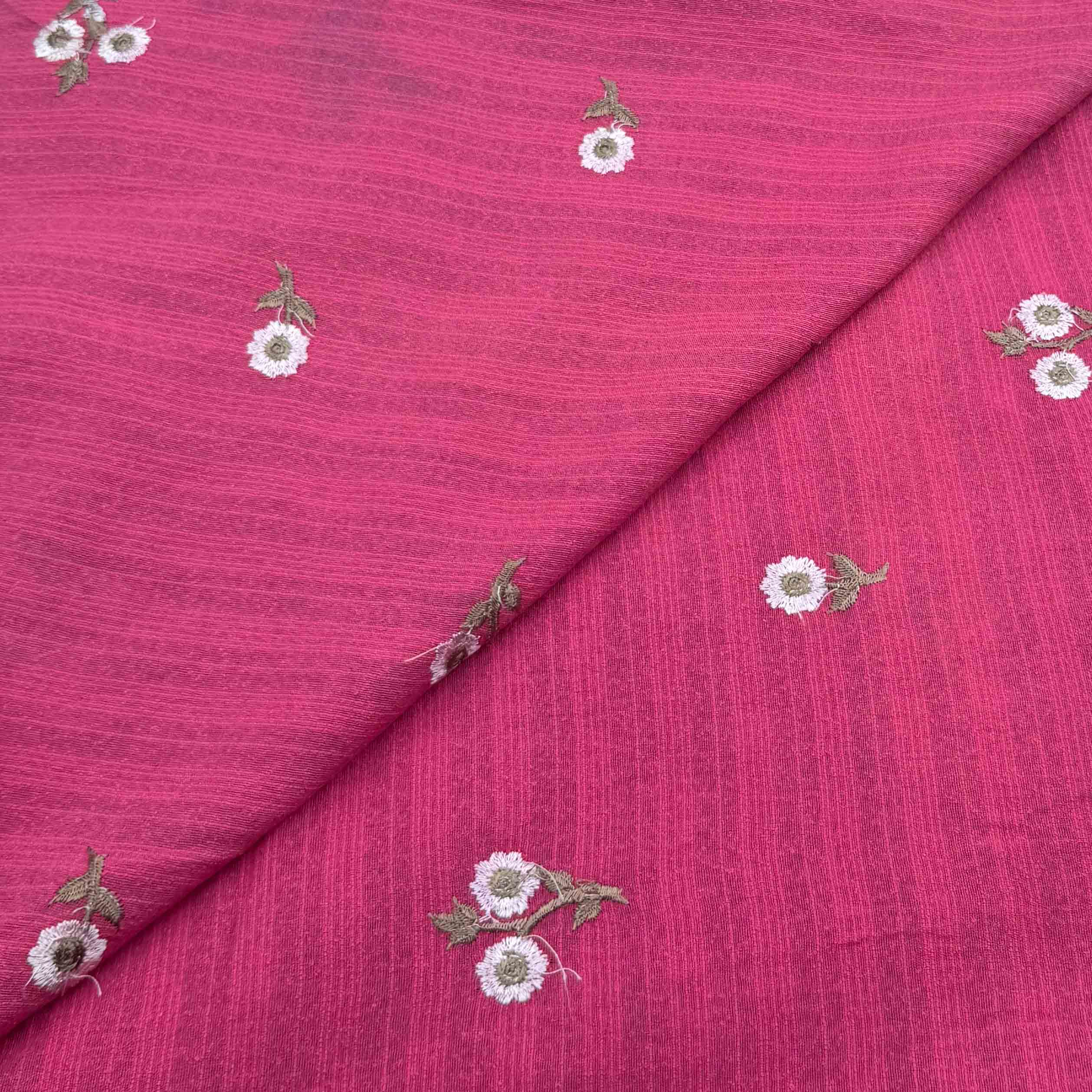 new products emb-25 Silk Karandi Embroidery D25D121 - Image 1