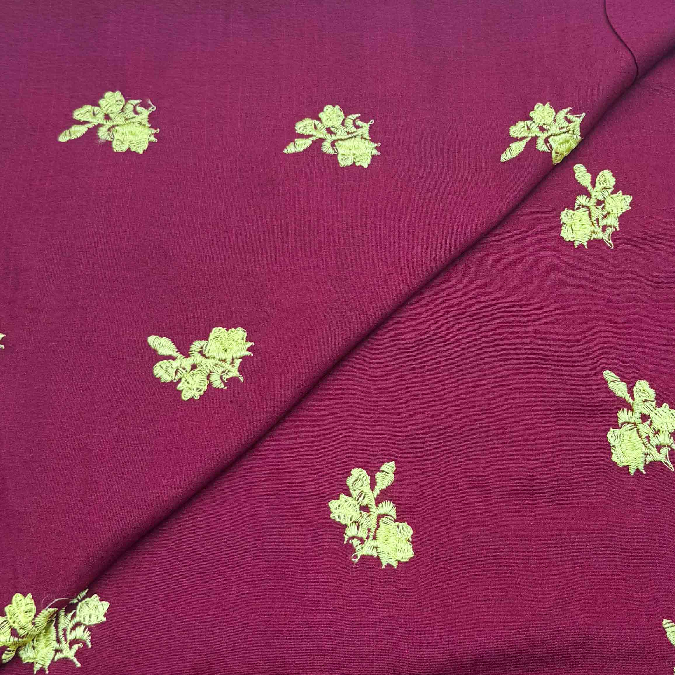 new products emb-34 Silk Karandi Embroidery D25D129 - Image 1