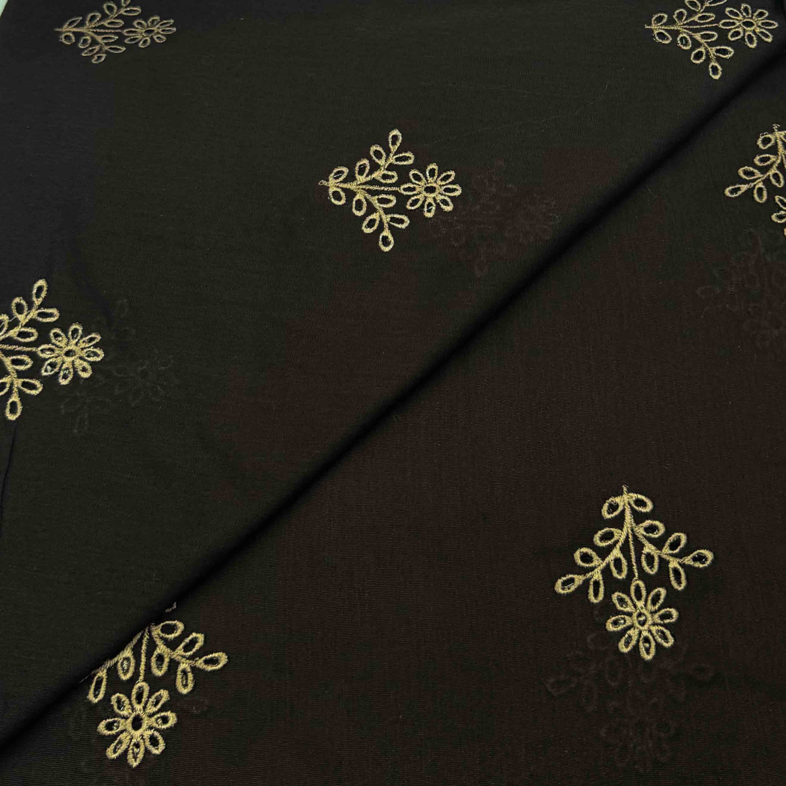 new products emb-37 Silk Karandi Embroidery D25D132 - Image 1