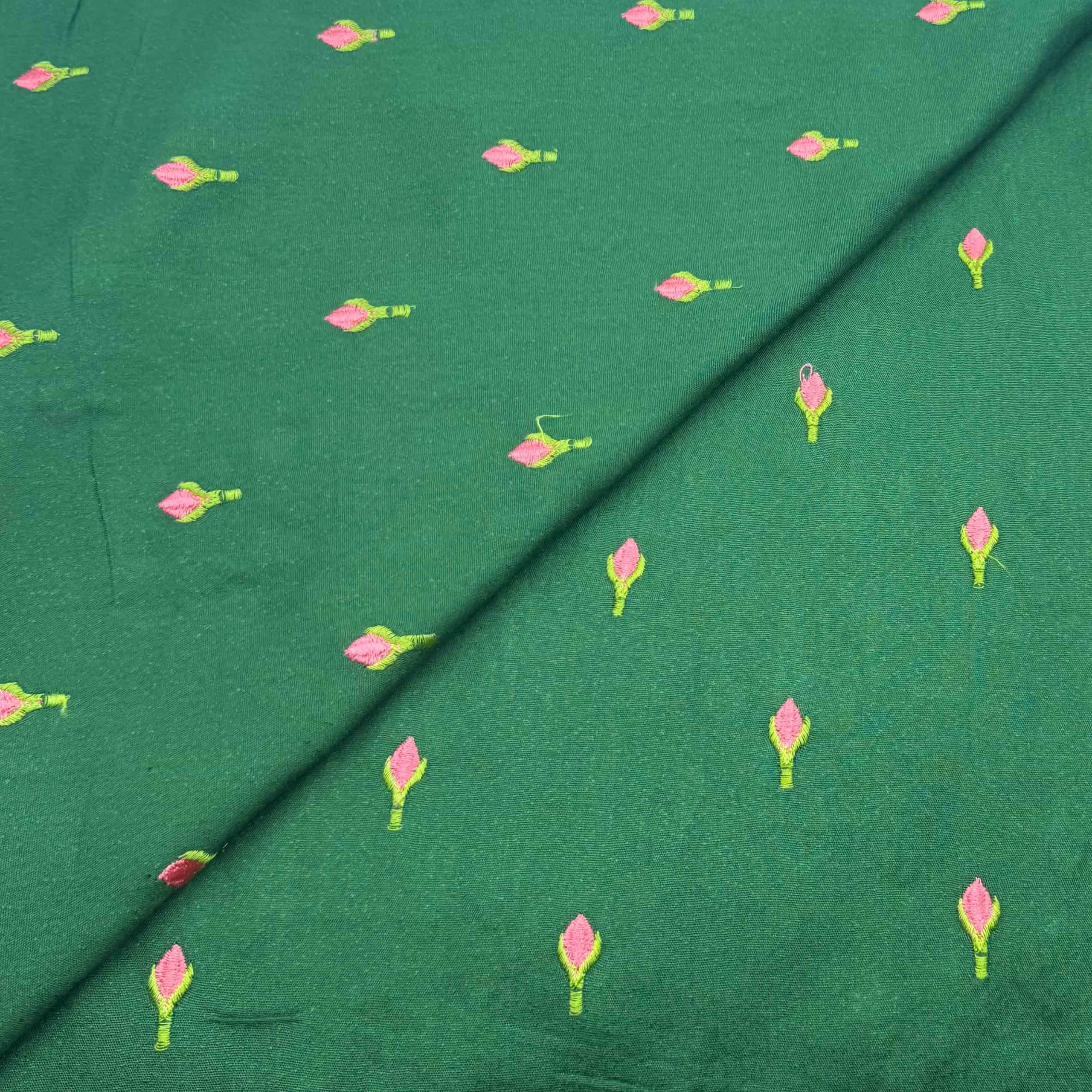 new products emb-40 Silk Karandi Embroidery D25D135 - Image 1