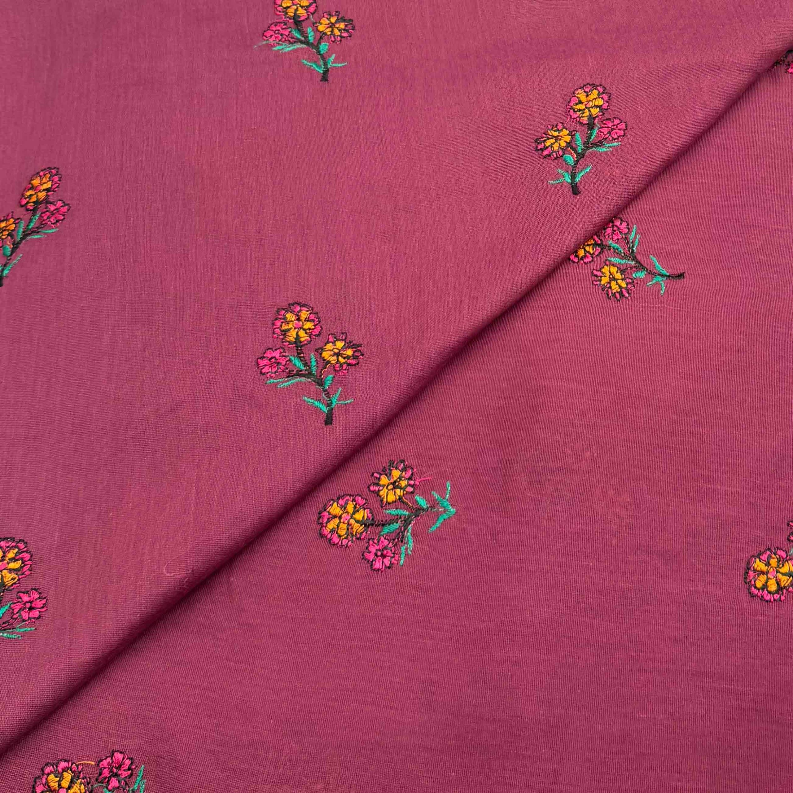 new products emb-41 Silk Karandi Embroidery D25D136 - Image 1