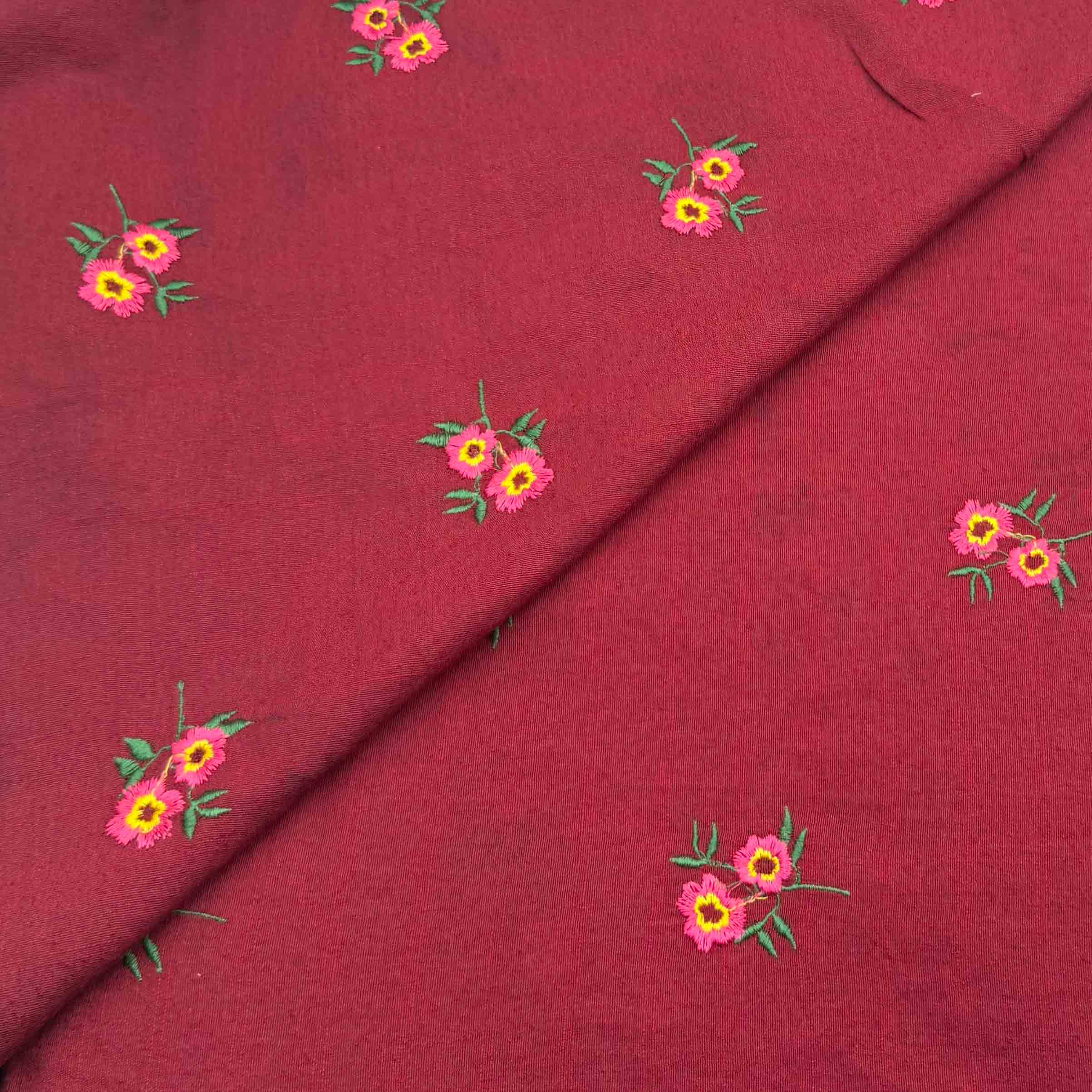 new products emb-44 Silk Karandi Embroidery D25D139 - Image 1