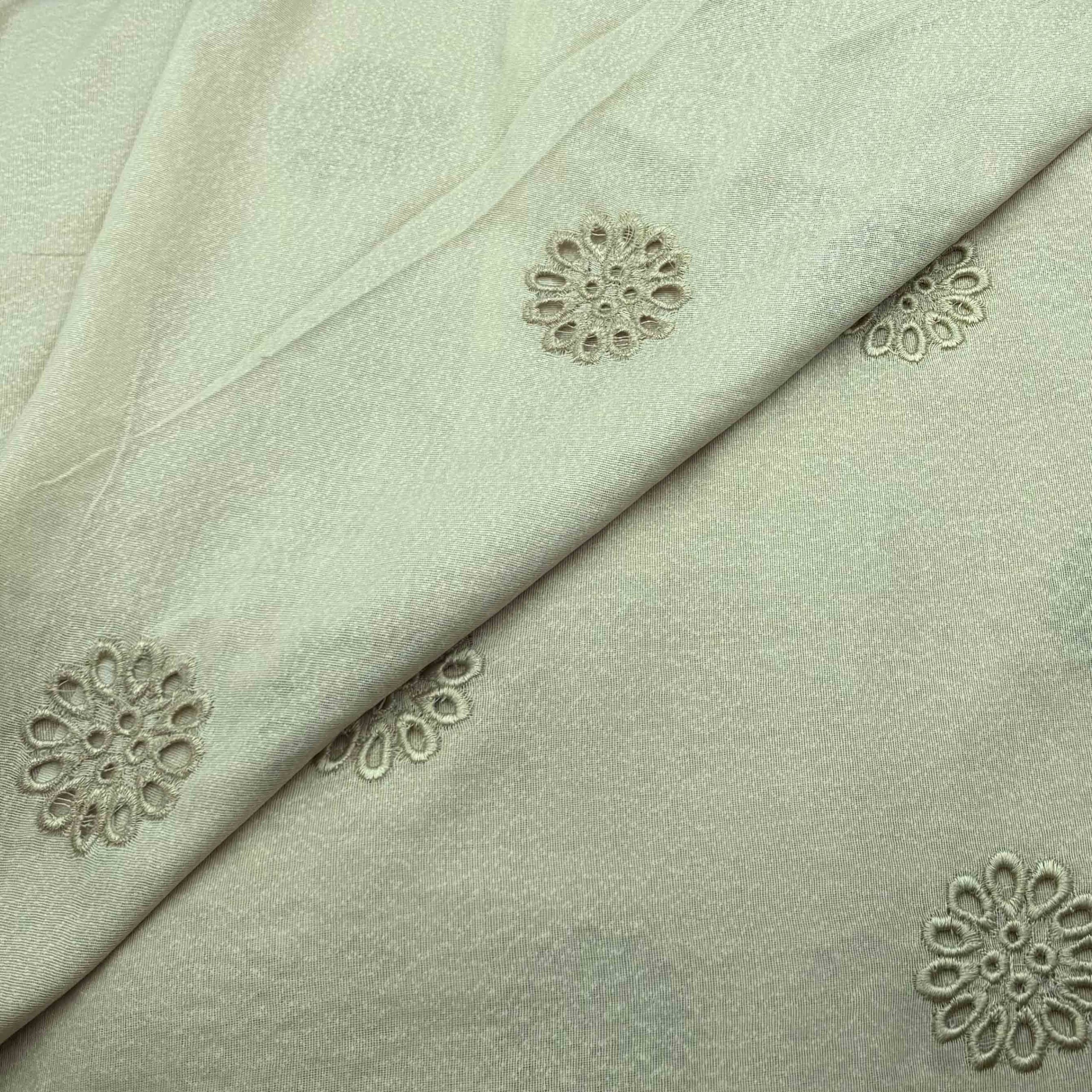 new products emb-46 Silk Karandi Embroidery D25D141 - Image 1