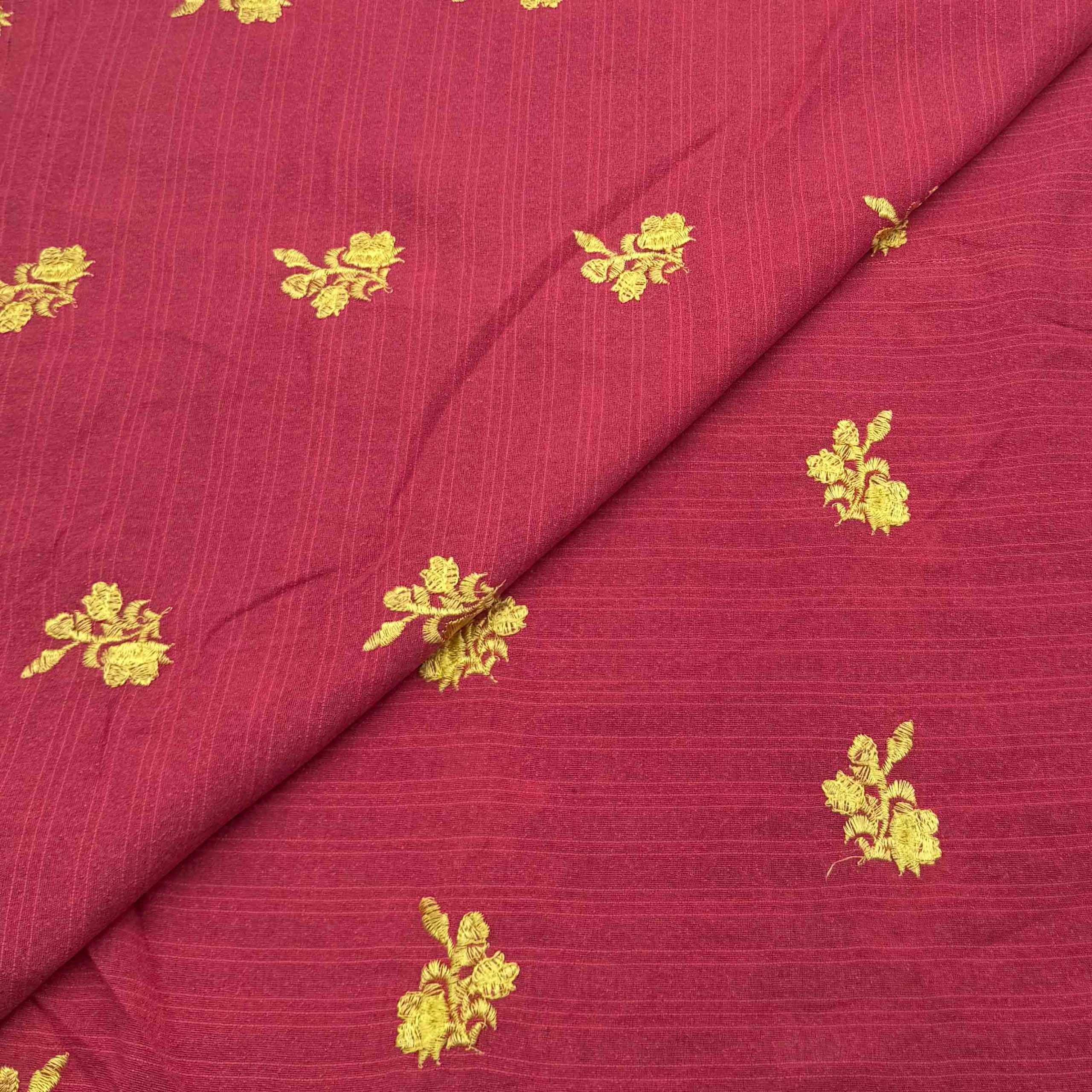 new products emb-48 Silk Karandi Embroidery D25D143 - Image 1