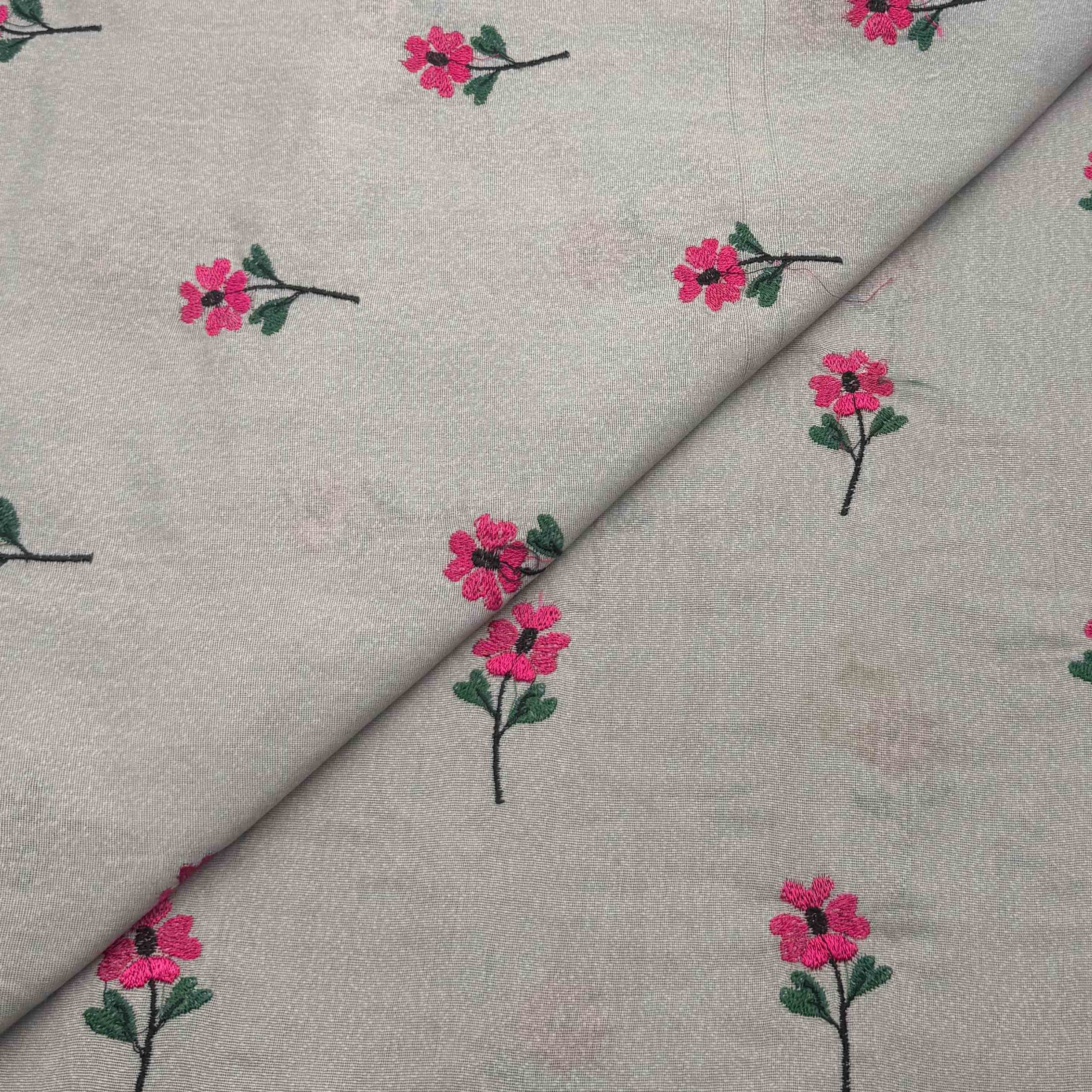 new products emb-50 Silk Karandi Embroidery D25D145 - Image 1