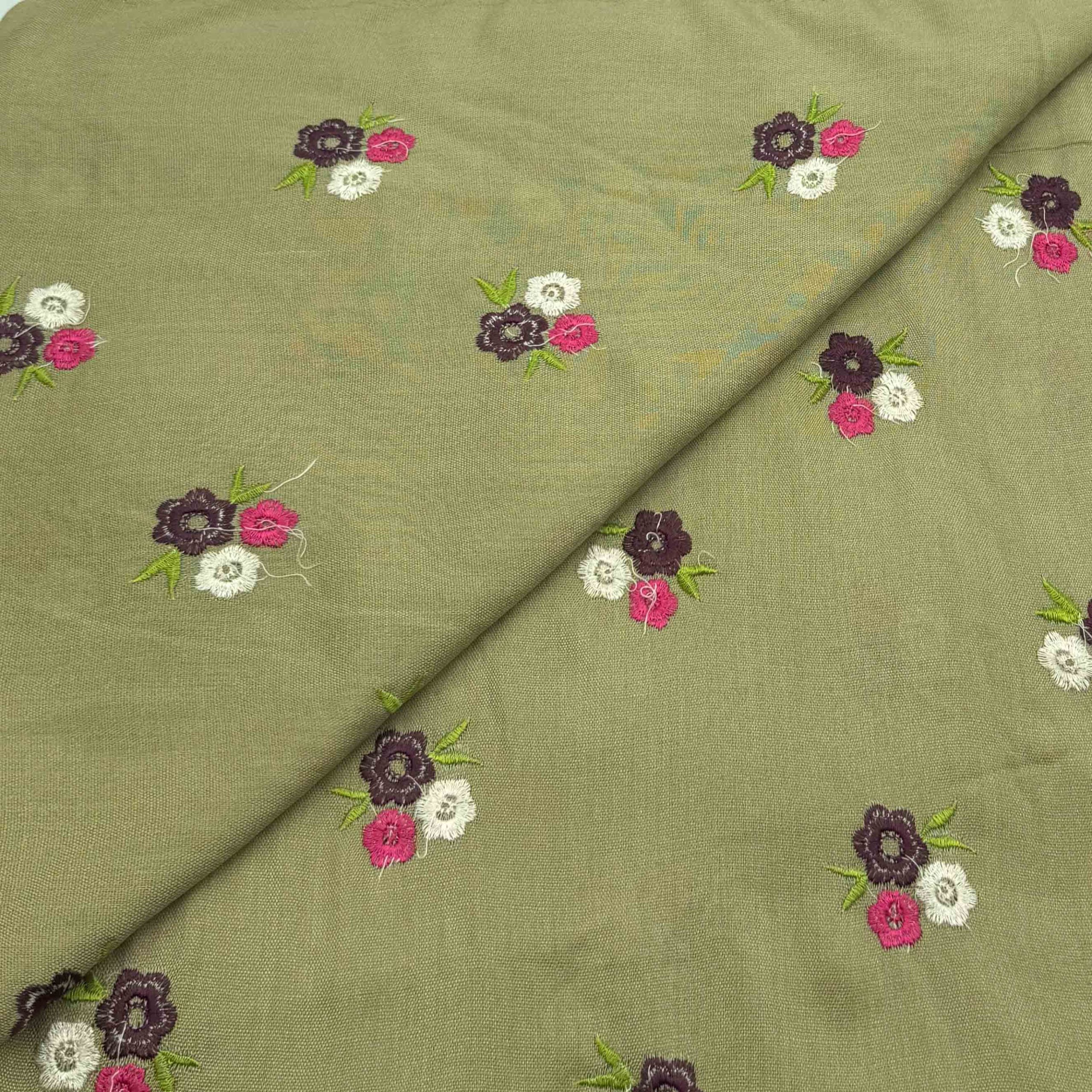 new products emb-55 Peach Wool Embroidery D25D200 - Image 1