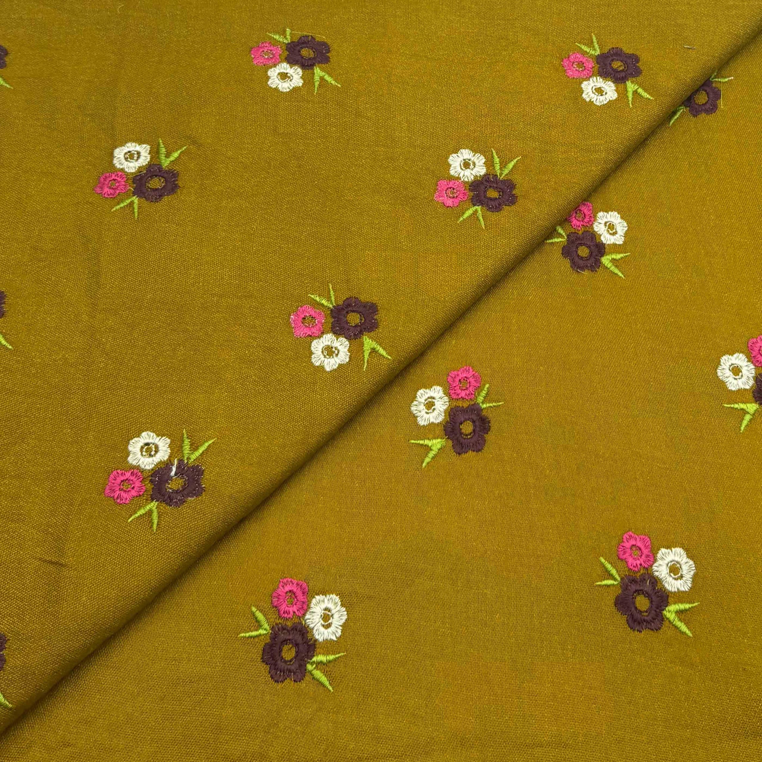 new products emb-60 Peach Wool Embroidery D25D204 - Image 1