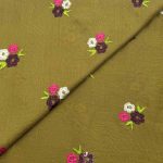 Peach Wool Embroidery D25D207
