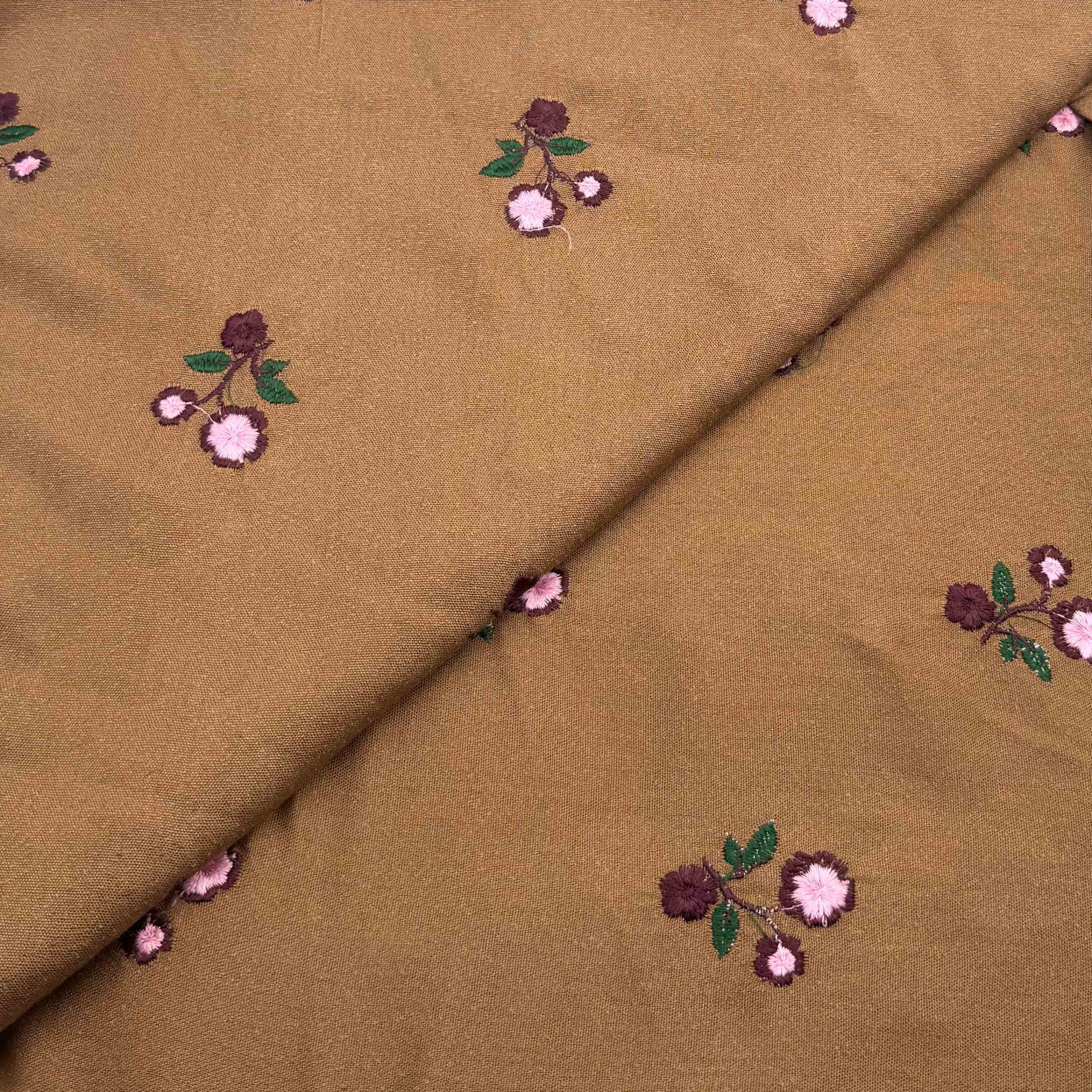 new products emb-64 Silk Karandi Embroidery D25D146 - Image 1