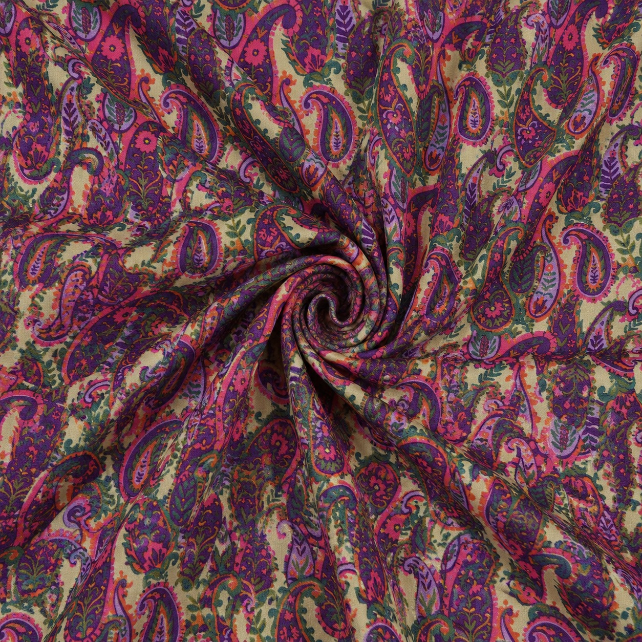 Poly Silk Prints D27D40 Arabic Linen Print Wider D27140 - Image 1