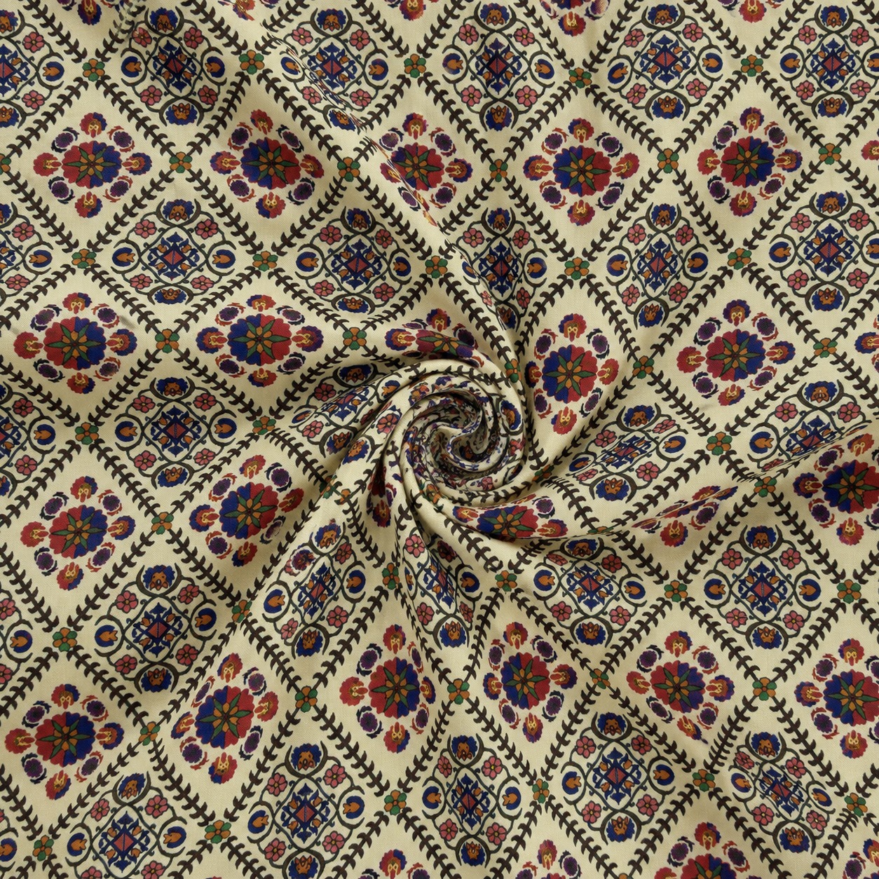Poly Silk Prints D27D53 Arabic Linen Print Wider D27153 - Image 1